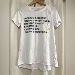 Embrace kindness graphic t-shirt
